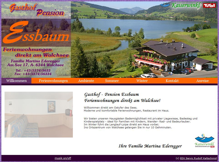 Gasthof Pension Essbaum Walchsee Kaiserwinkl